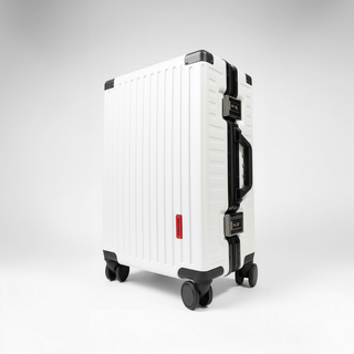 carry on suitcase white combag